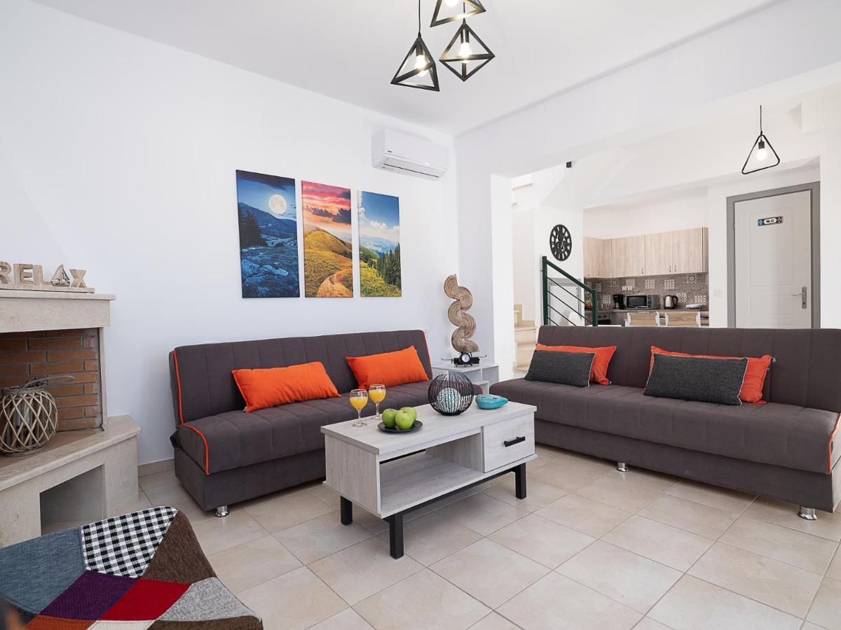 Anna Luxury Sea View Private Villa Gouves Exterior foto